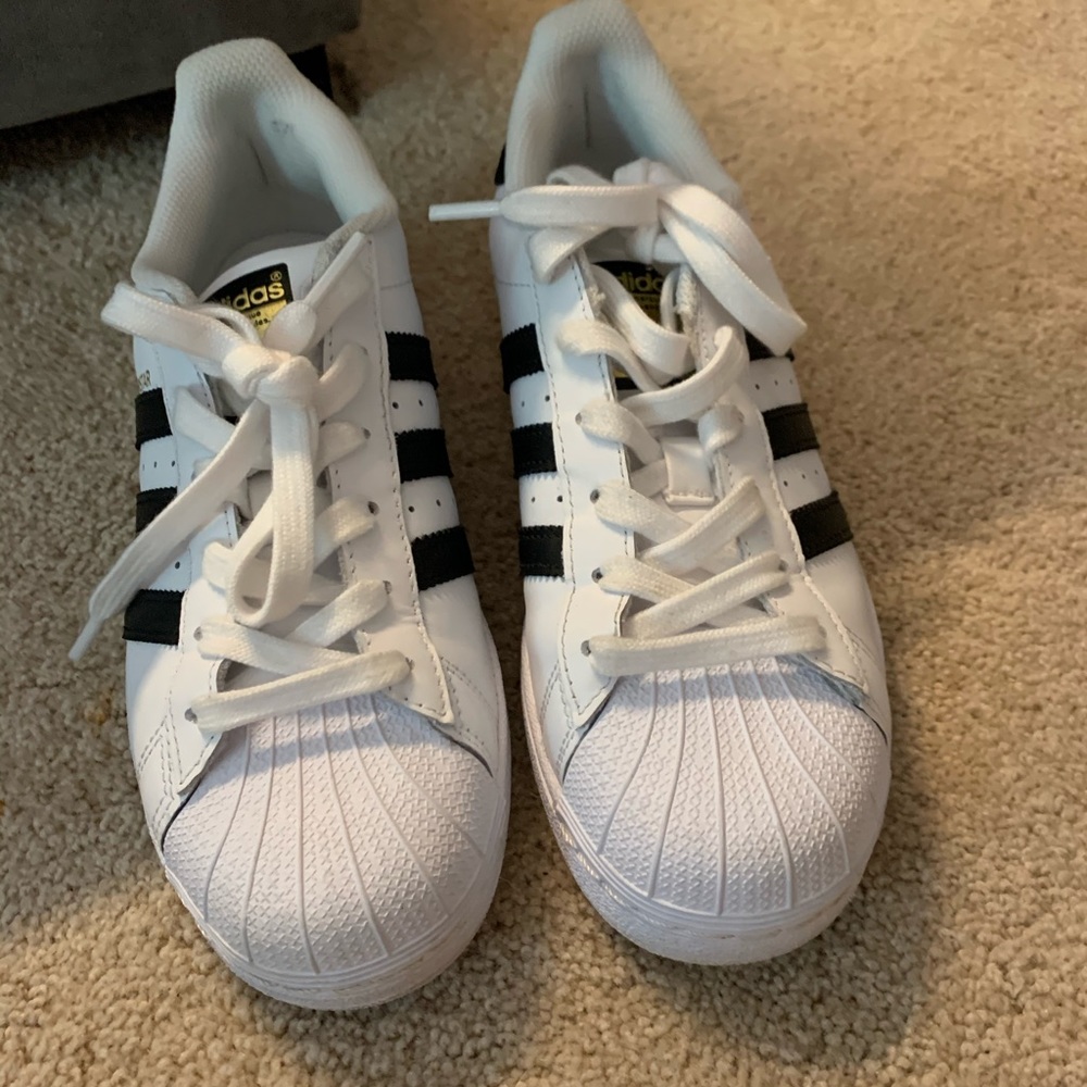 Adidas superstar black/white